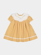 Livana Embroidered Dress,Butter Yellow – view 2