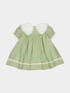 Livana Embroidered Dress,Baby Green – view 7