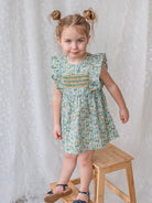 Laurel Smocked Dress， Lucy's Gardenhouse – Happyology
