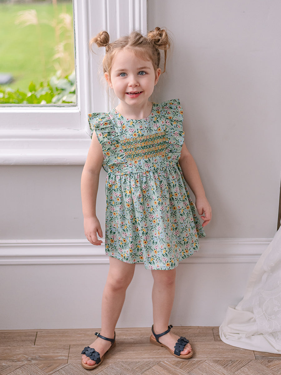 Laurel Smocked Dress， Lucy's Gardenhouse – view 5
