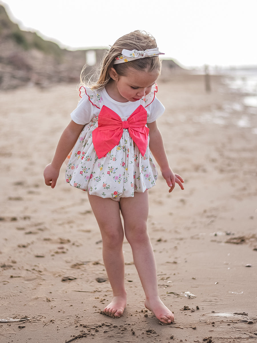 Theresa 3-Piece Floral Top T-Shirt and Bloomers Set， Ritz Bouquet – view 5