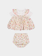 Theresa 3-Piece Floral Top T-Shirt and Bloomers Set， Ritz Bouquet – view 7