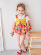 Theresa 3-Piece Floral Top T-Shirt and Bloomers Set， Happyland – view 3