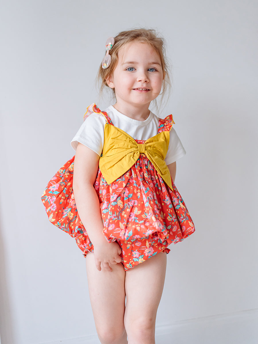 Theresa 3-Piece Floral Top T-Shirt and Bloomers Set， Happyland – view 5
