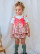 Theresa 3-Piece Floral Top T-Shirt and Bloomers Set， Colourful Newnham – view 4