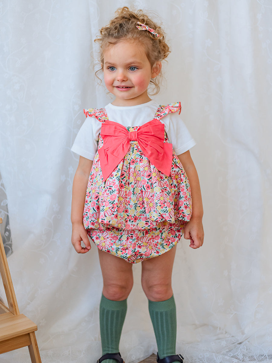 Theresa 3-Piece Floral Top T-Shirt and Bloomers Set， Colourful Newnham – view 4