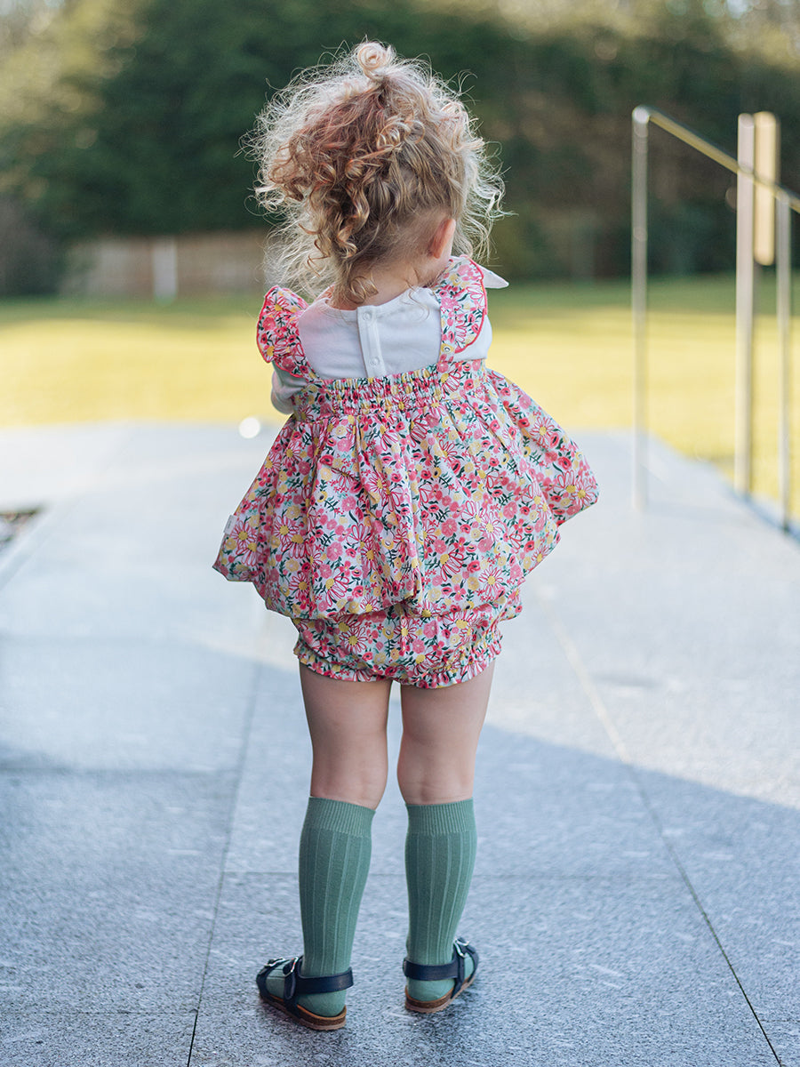 Theresa 3-Piece Floral Top T-Shirt and Bloomers Set， Colourful Newnham – view 6