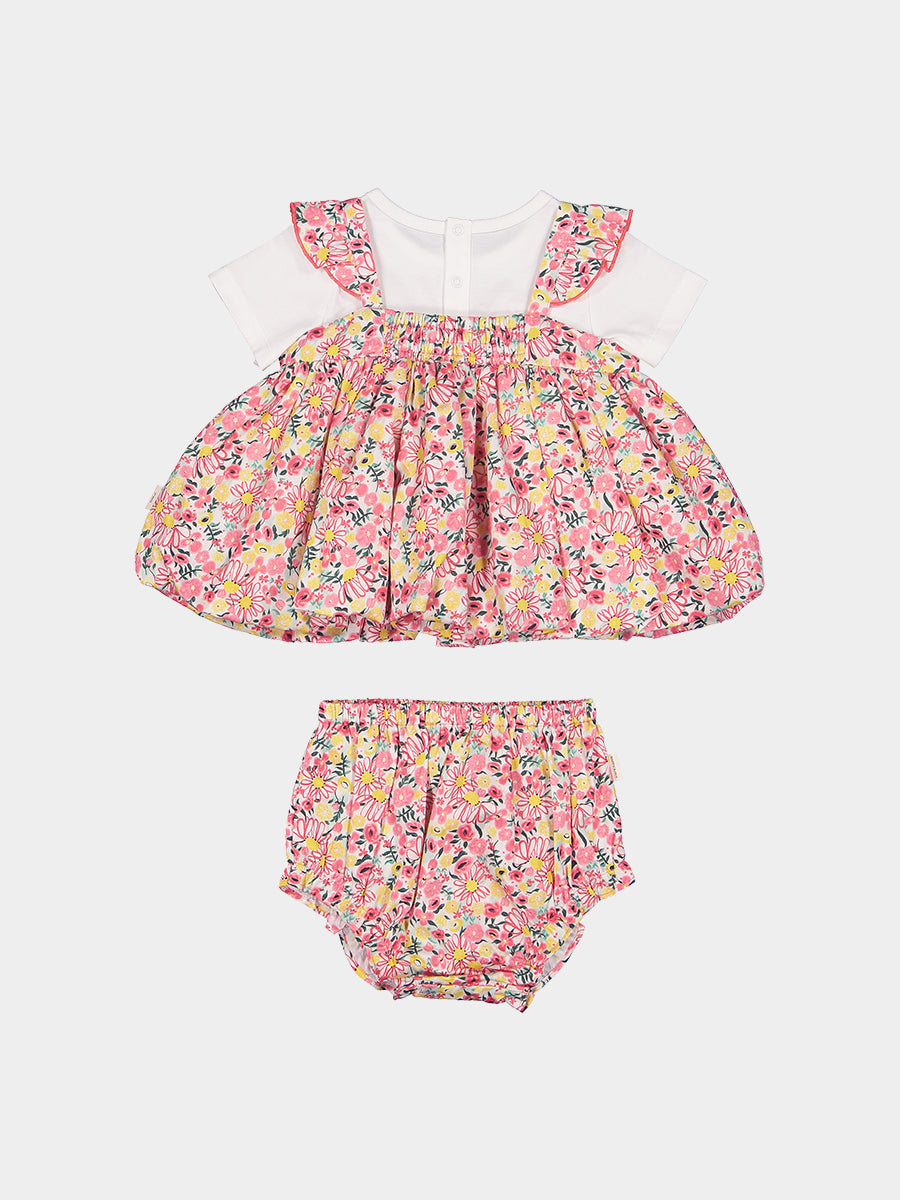 Theresa 3-Piece Floral Top T-Shirt and Bloomers Set， Colourful Newnham – view 7