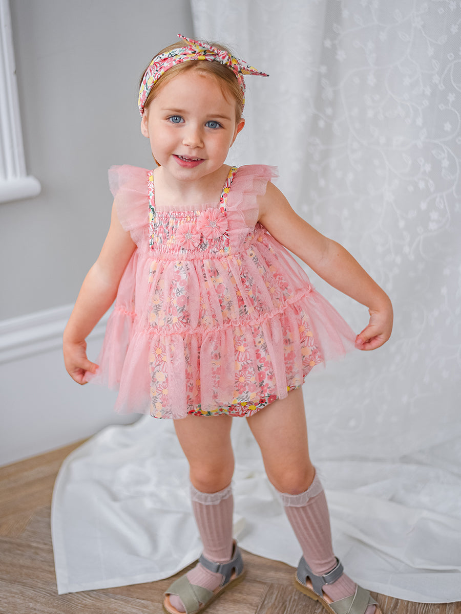 Ivette 2-Piece Tutu Top and Bloomers Set， Colourful Newnham – view 3
