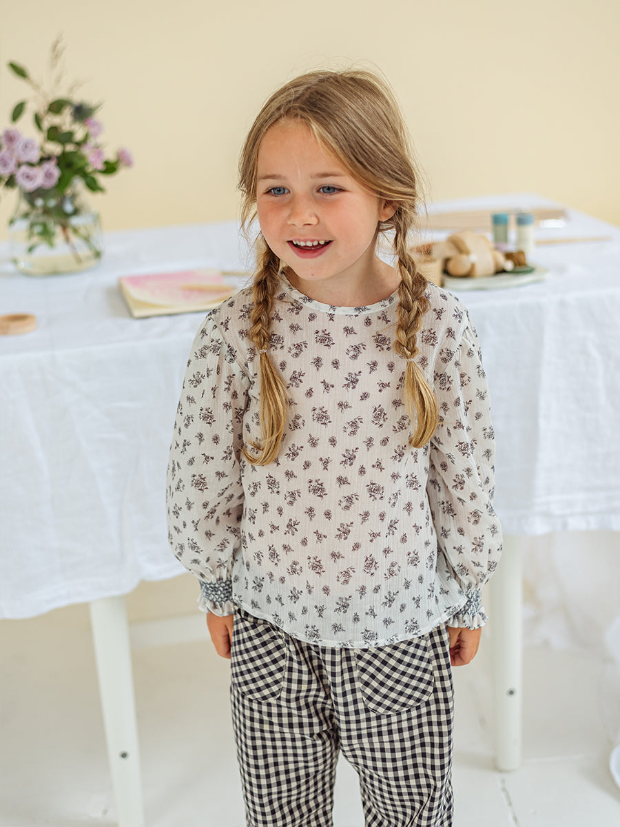 Verbena Blouse, Night Petals – view 3
