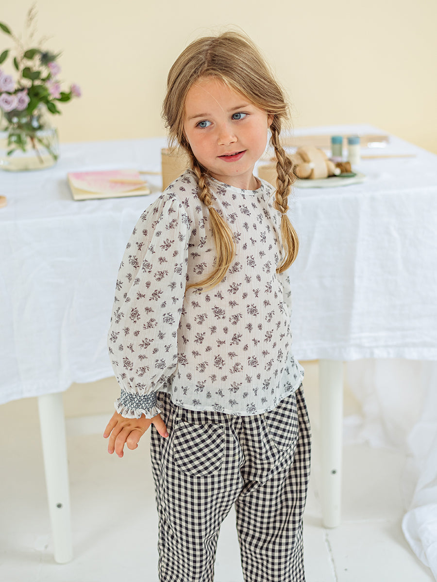 Verbena Blouse, Night Petals – view 6