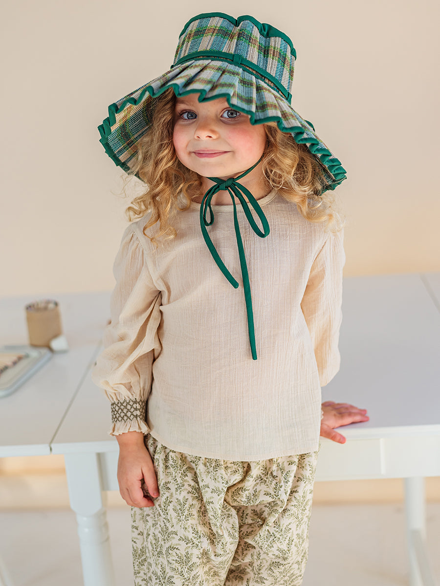Verbena Blouse, Ecru – view 4