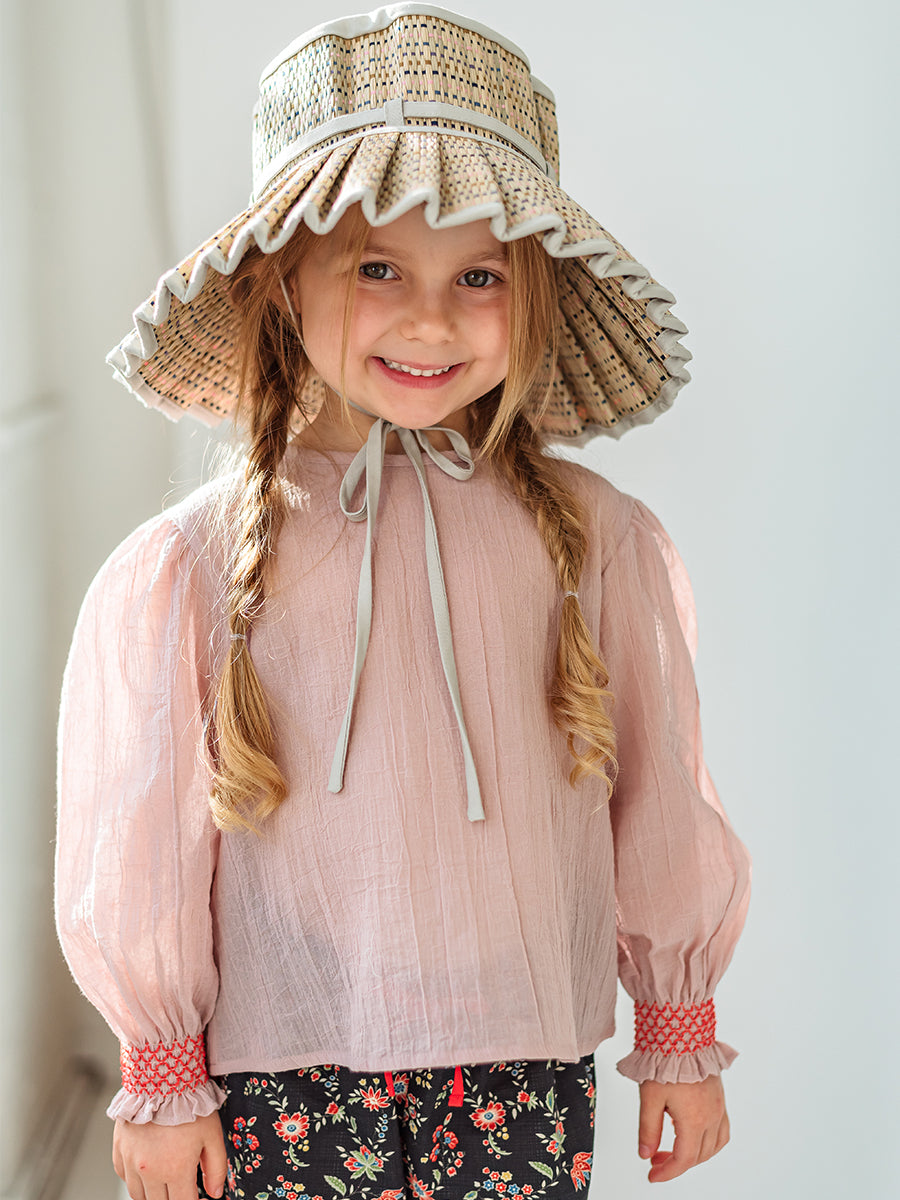 Verbena Blouse, Coral Pink – Happyology