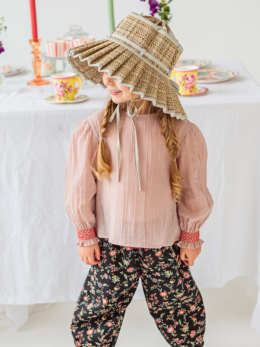 Verbena Blouse, Coral Pink – view 6