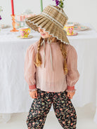 Verbena Blouse, Coral Pink – view 6