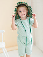 Aria Jersey Tee, Green Stripe – view 3