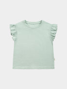 Aria Jersey Tee, Green Stripe – view 2