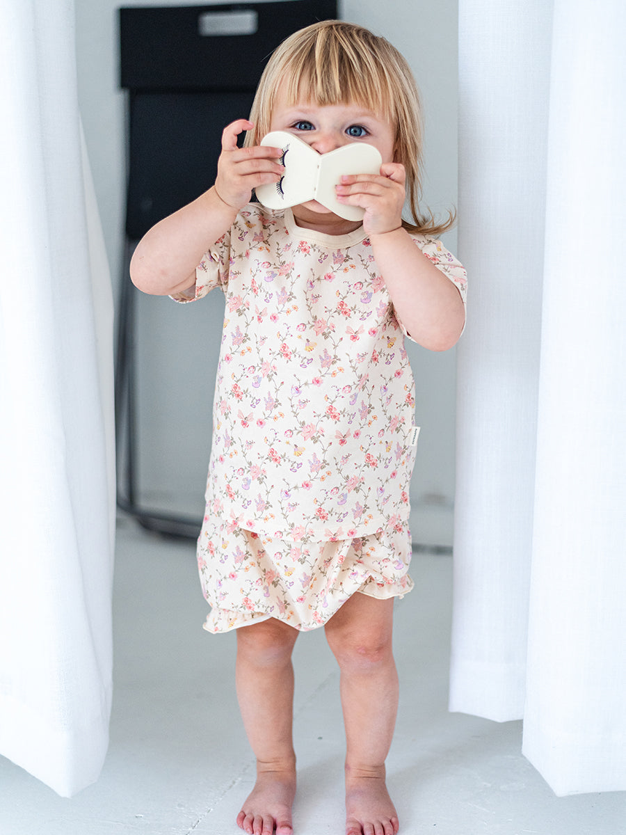 Organic Cotton Jersey Bloomers, Fairy Florals – Happyology