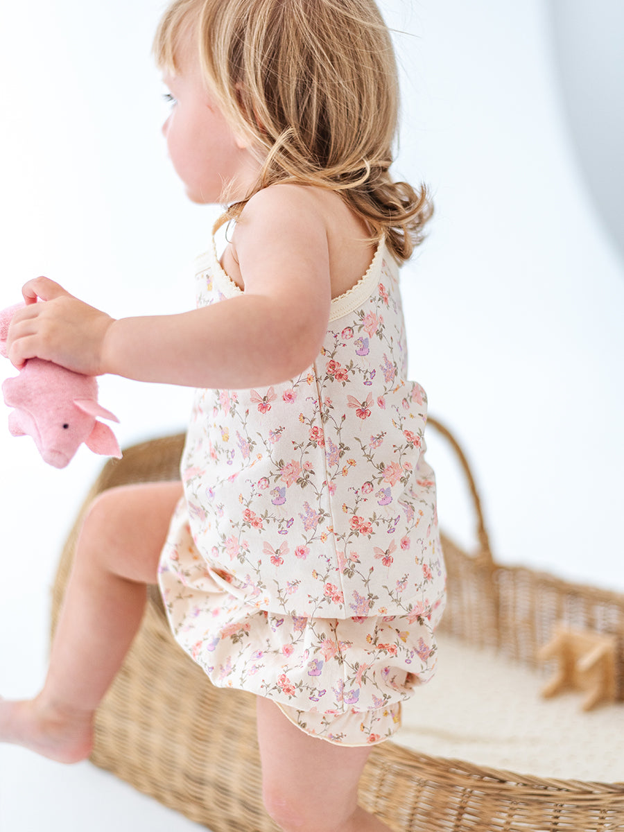 Organic Cotton Jersey Bloomers, Fairy Florals – view 5