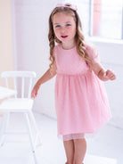 Iris Tulle Dress, Sakura Pink – view 6