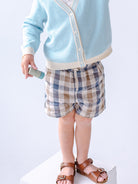 Oak Shorts, Blue Plaid – view 4