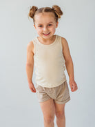 Bluebell Vest Top, Brown Stripe – view 4
