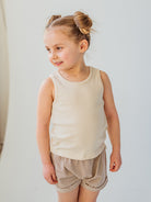 Bluebell Vest Top, Brown Stripe – view 6