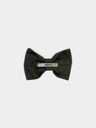 Harper Hand-Embroidery Hair Clip, Pine Green – view 3