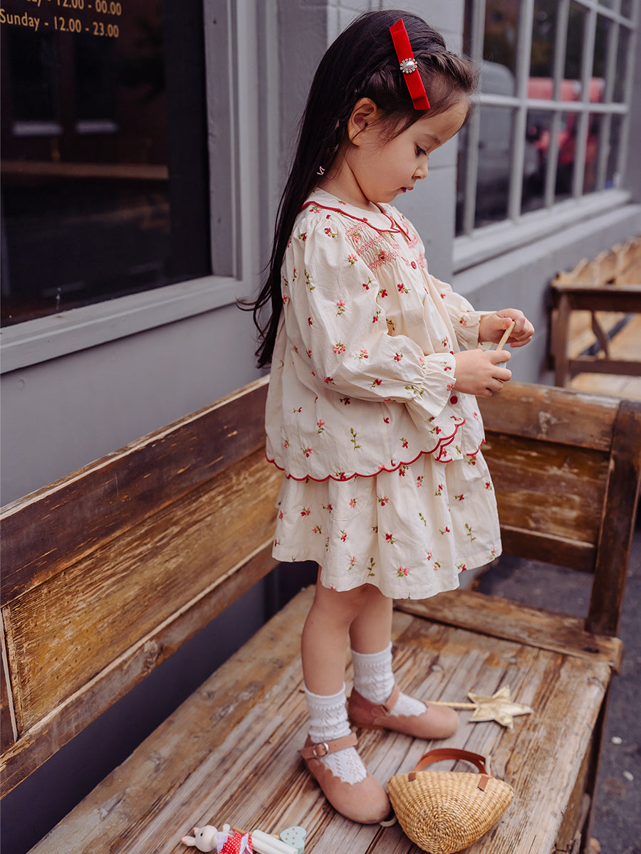 Chatham Skirt, Pink Tulips – view 5