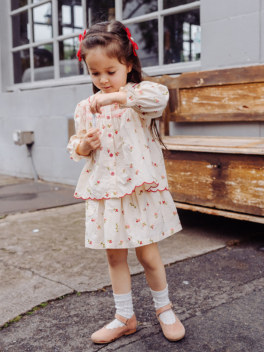 Chatham Skirt, Pink Tulips – view 6
