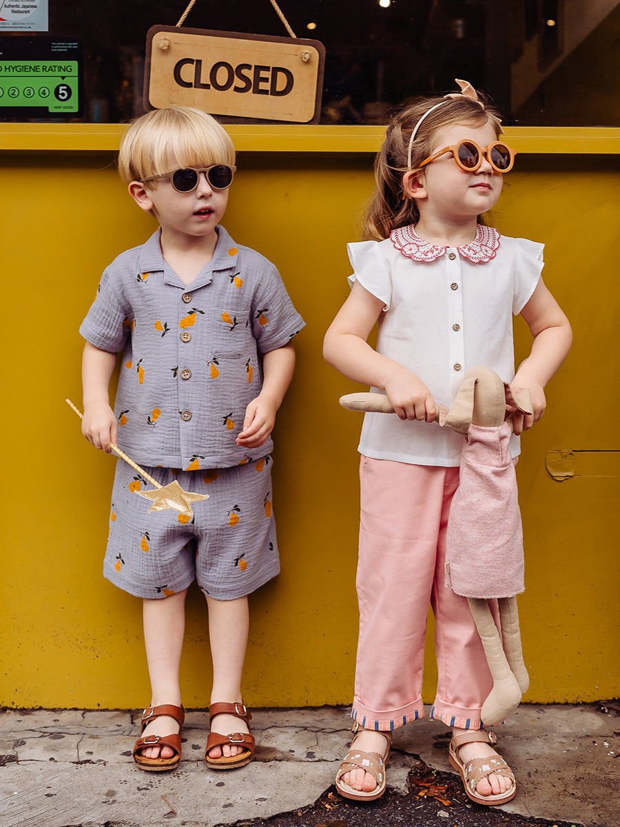 Weymouth Shirt, Happy Pears Grey – Happyology