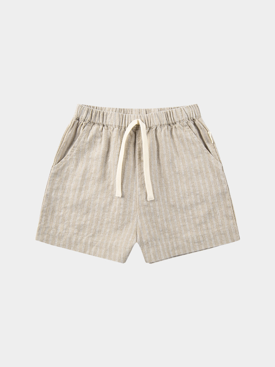 Leicester Shorts, Oat Stripe – view 2