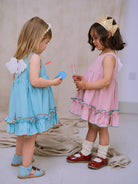 Pheonix Dress, Macaron Blue – view 3