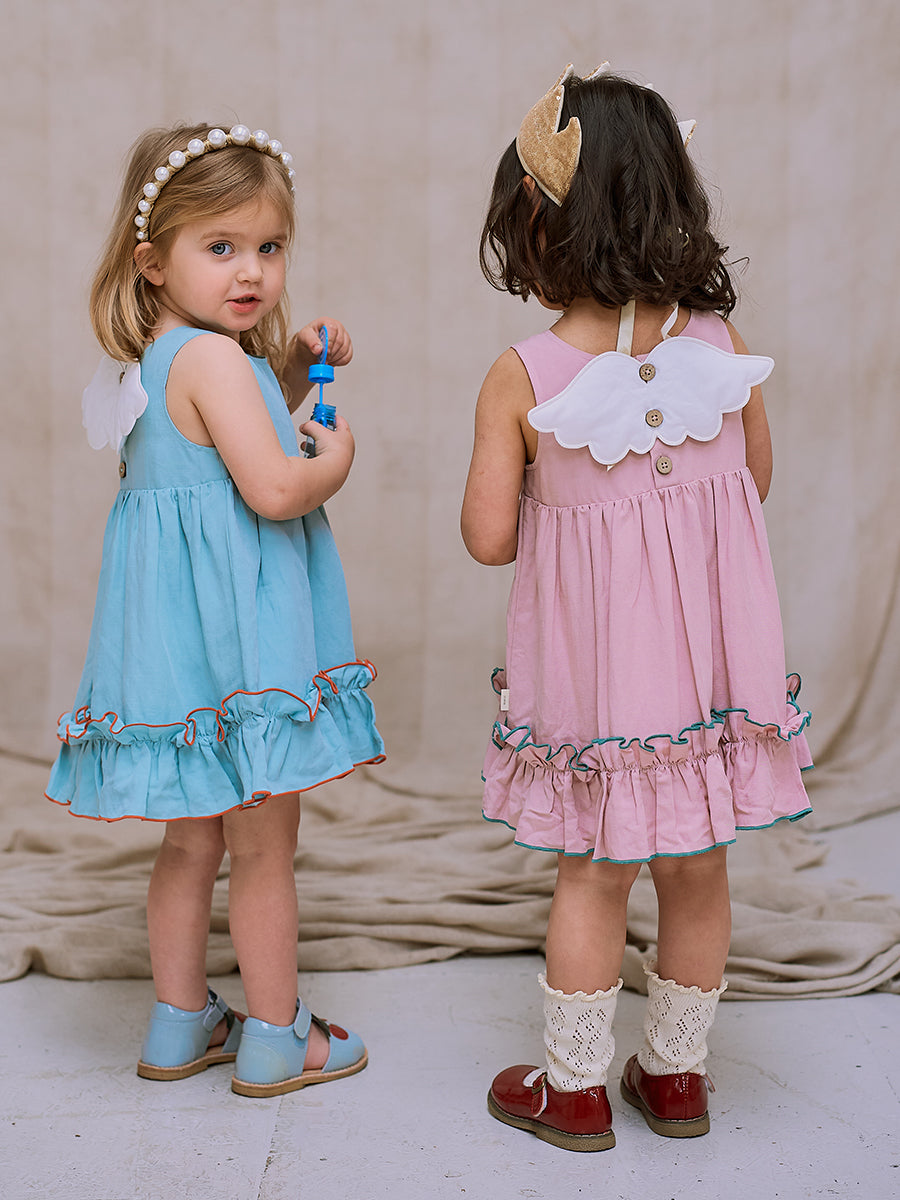 Pheonix Dress, Macaron Blue – view 7