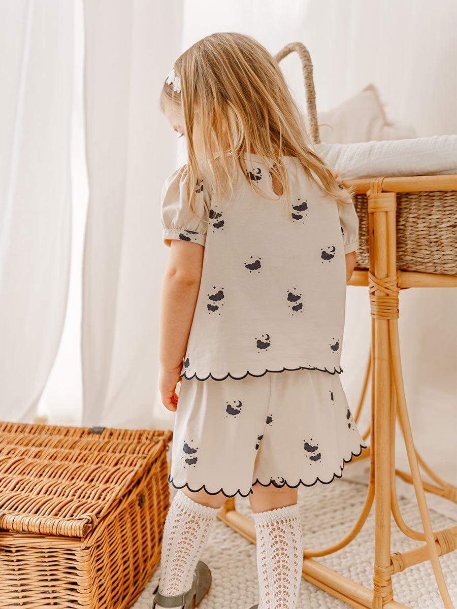 Neela Jersey Top, Midnight Walk Milk – view 7