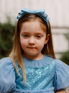Paris Tulle Headband, Baby Blue – view 2