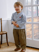 Metz Embroidered Top, Cloudy Blue – view 5