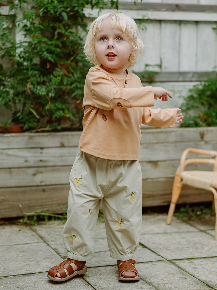 Metz Embroidered Top, Cinnamon – view 3