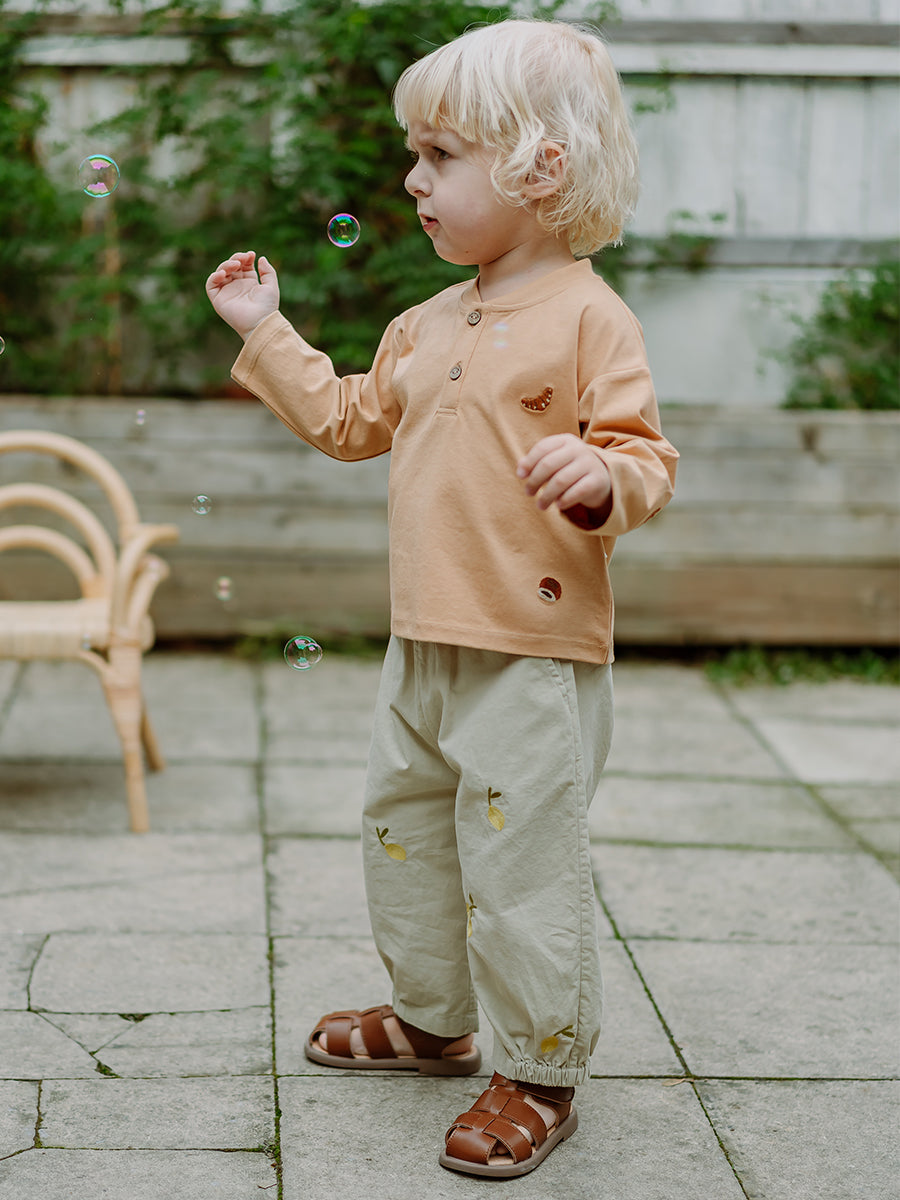 Metz Embroidered Top, Cinnamon – view 5