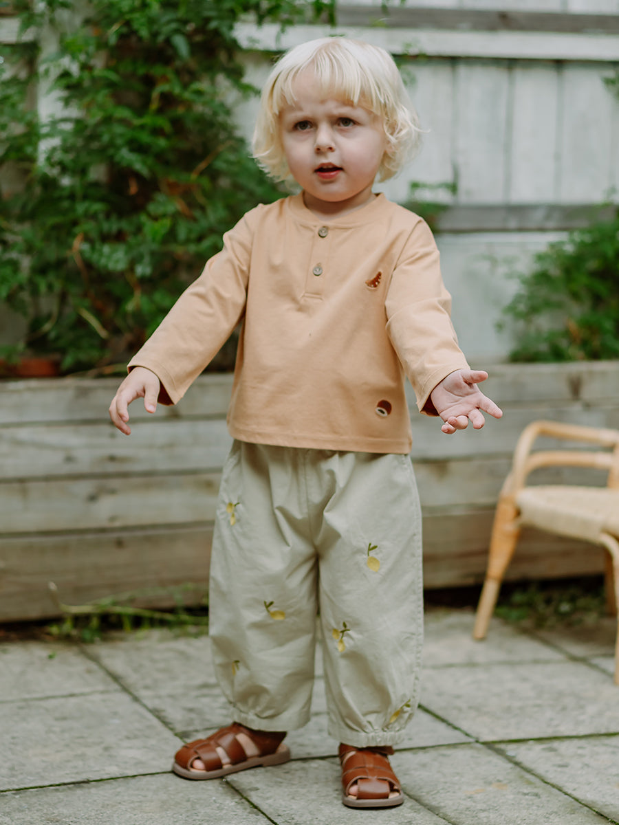 Metz Embroidered Top, Cinnamon – view 6