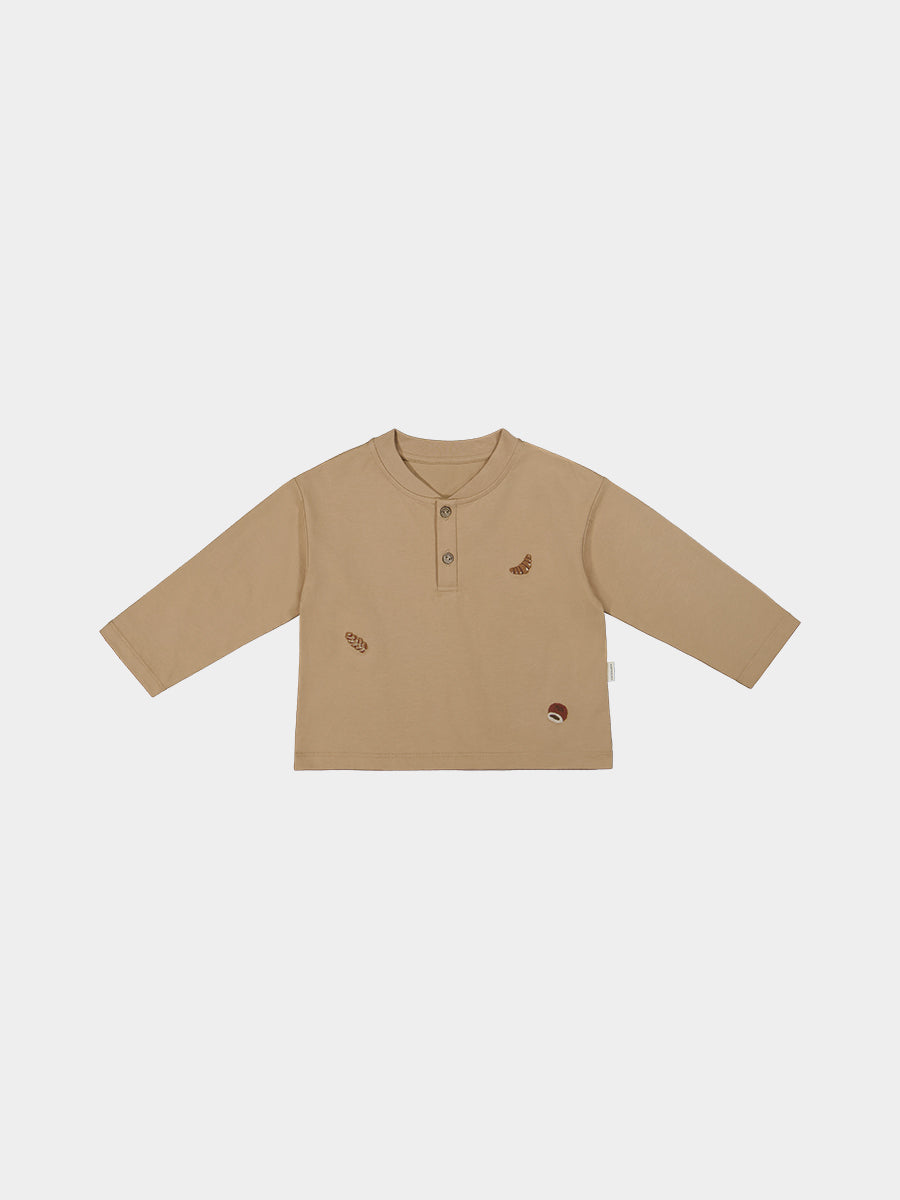Metz Embroidered Top, Cinnamon – view 2