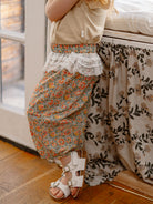 Valladolid Trousers, Blooming Peony, Green – view 4