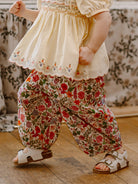 Valladolid Trousers, Magic Garden, Mauve – view 6