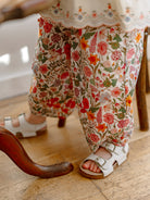 Valladolid Trousers, Magic Garden, Mauve – view 7