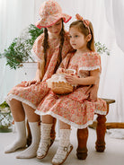 Aarhus Bow Dress, Blooming Peony, Pink – view 4