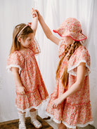 Aarhus Bow Dress, Blooming Peony, Pink – view 7