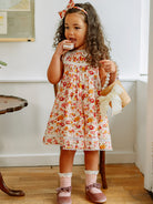 Trondheim Lace Dress, Happy Peony, Mauve – view 4