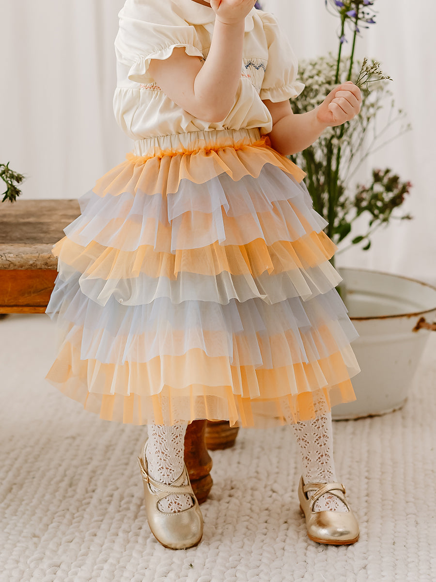 Gouda Tulle Skirt, Dreamy Yellow – view 4