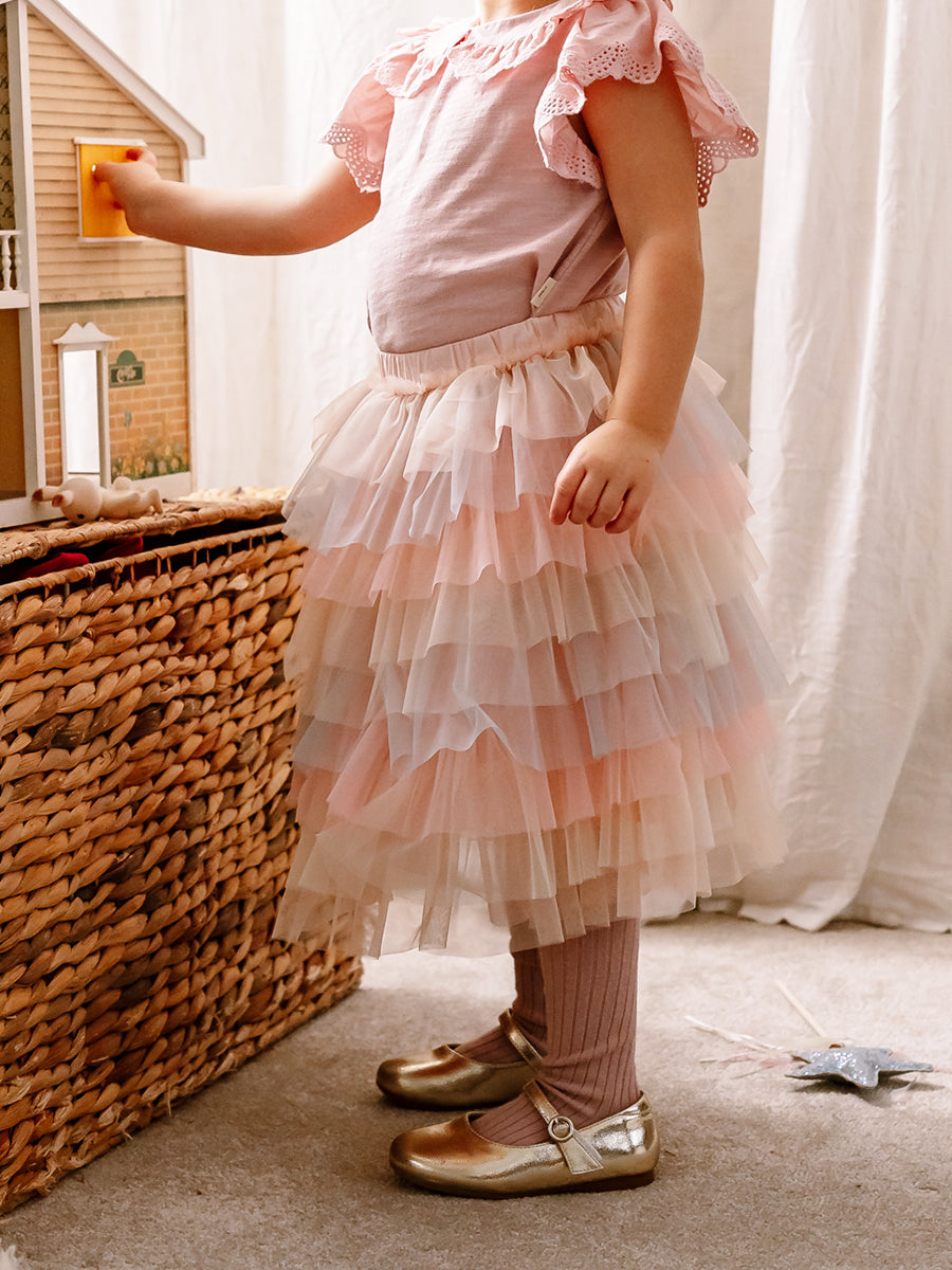 Gouda Tulle Skirt, Dreamy Orange – Happyology