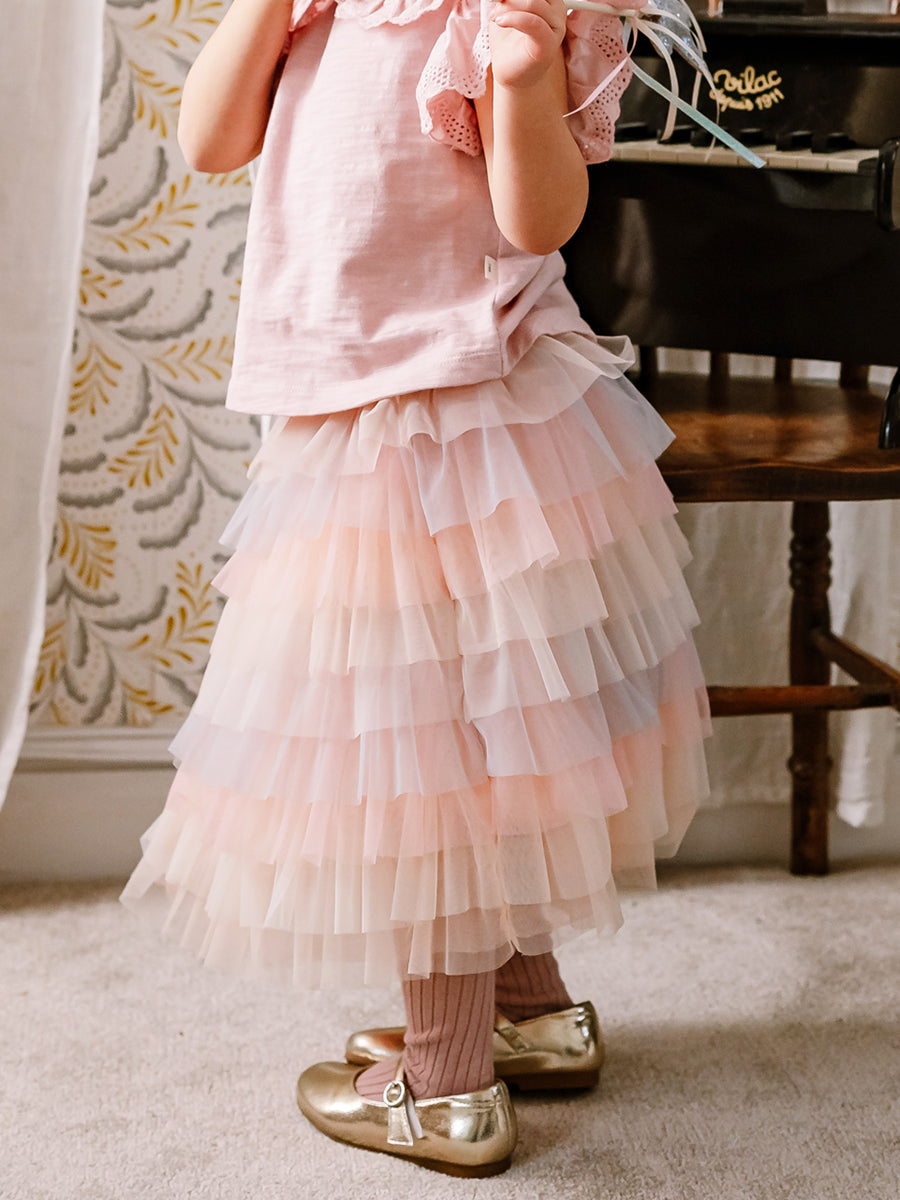 Gouda Tulle Skirt, Dreamy Orange – view 5